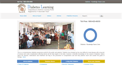 Desktop Screenshot of diabeteslearning.net